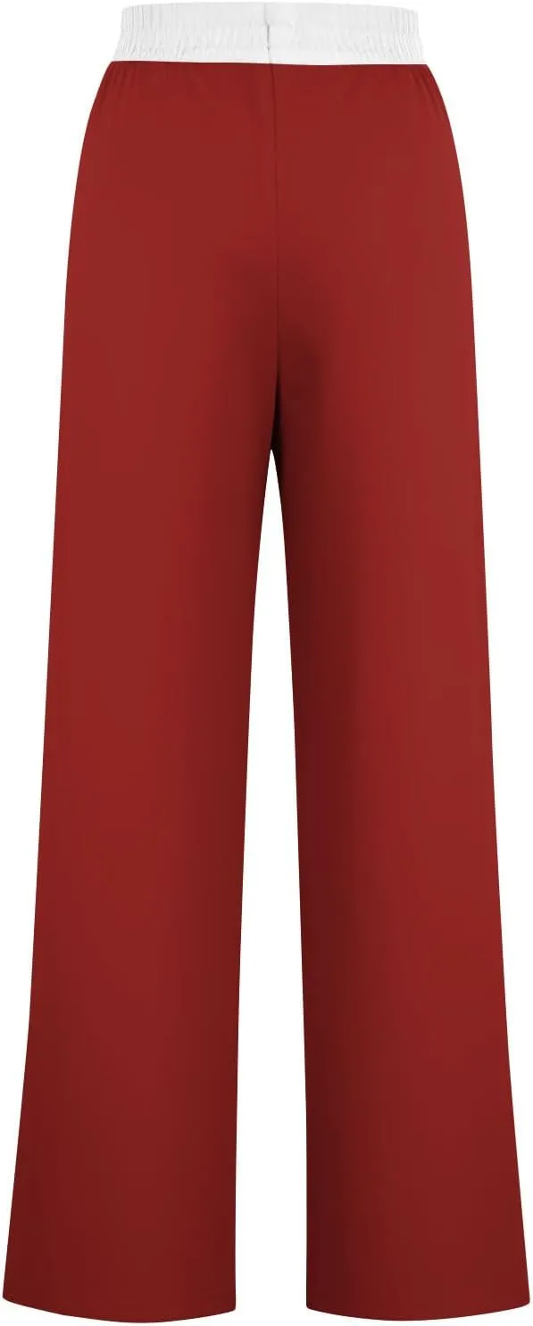 Wide Leg Sweatpants for Women Casual High Waist Active Joggers Trousers Comfy Athletic Workout Gym Sweat Pant