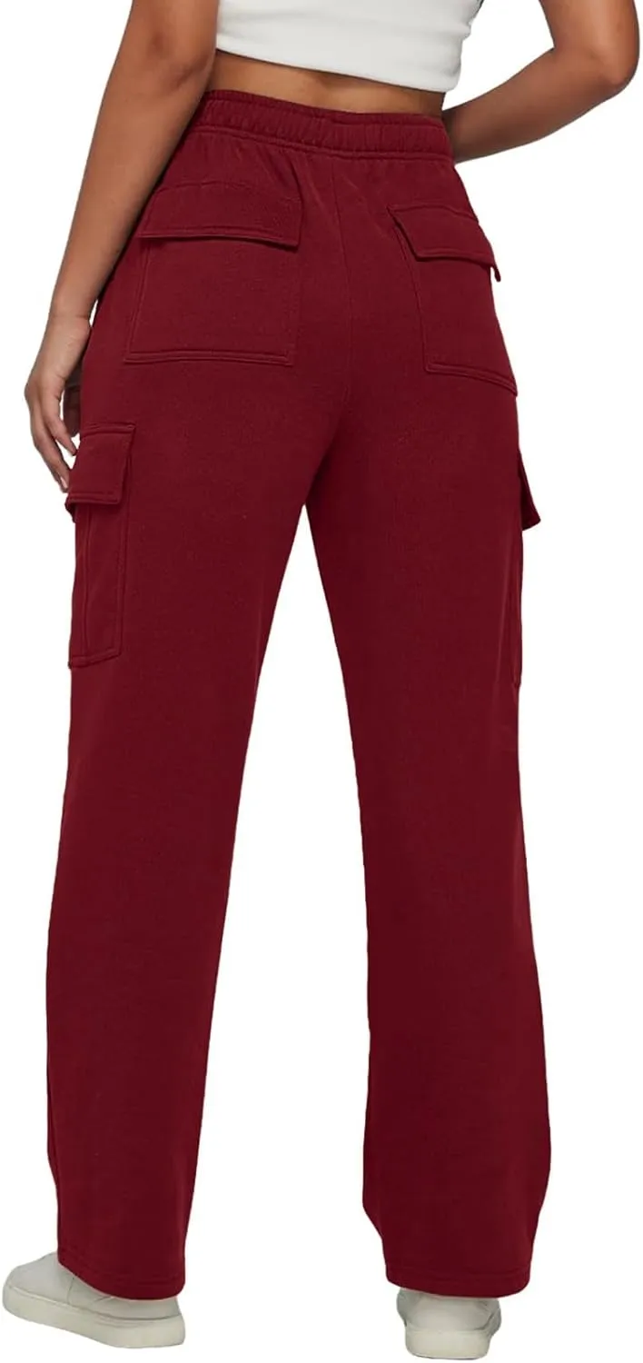 Women Linen Blend Summer Flowy Palazzo Lounge Pants High Waist Bootcut Slim Fit Pants Work Business