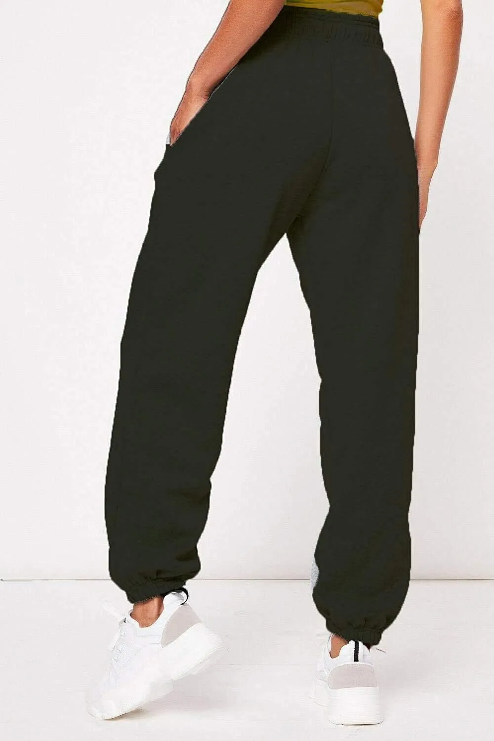 Women's Casual Sweatpants, High Waist Workout Jogger Pants Baggy Trousers, Running Jogging Harem Pants Active Lounge Trousers