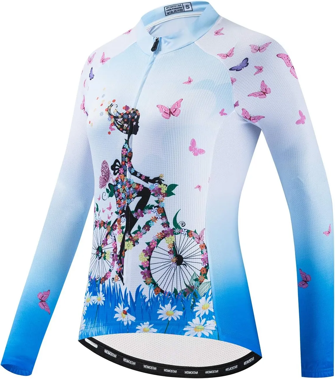 Women's Cycling Jersey, Short Sleeved Bike Shirt Mountain Jersey Comfortable Quick Dry Wear Top