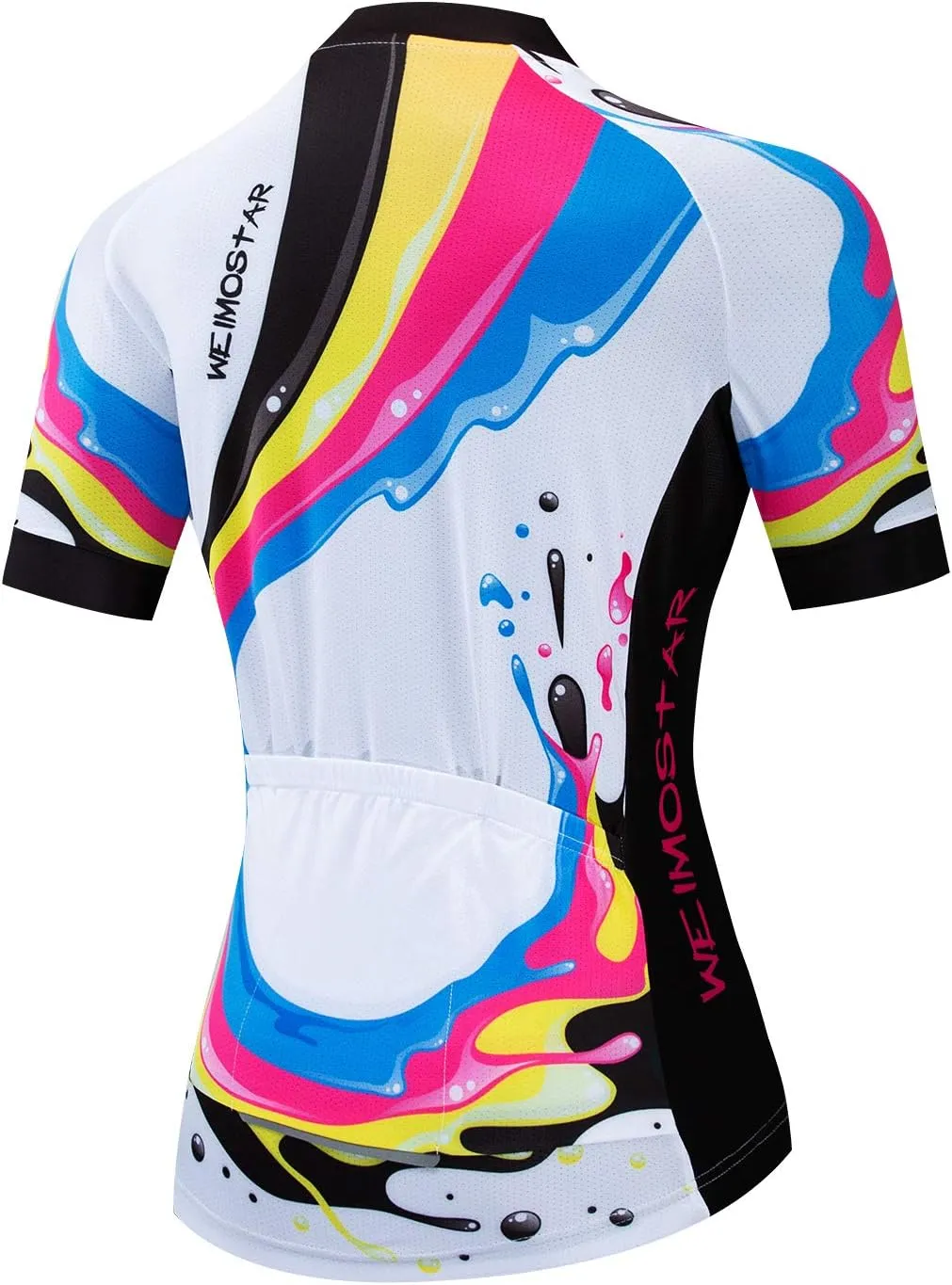 Women's Cycling Jersey, Short Sleeved Bike Shirt Mountain Jersey Comfortable Quick Dry Wear Top