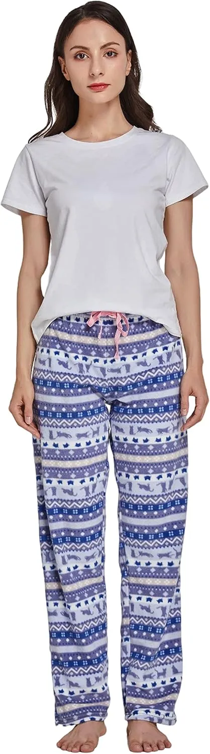 Women's Fleece Sleep Pajama Pant