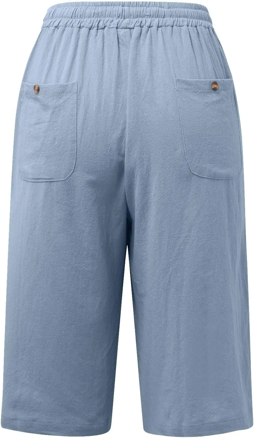 Women's Linen Summer Striped Pants Low Waist Bootcut Slim-Fit Palazzo Lounge Pants Work Business