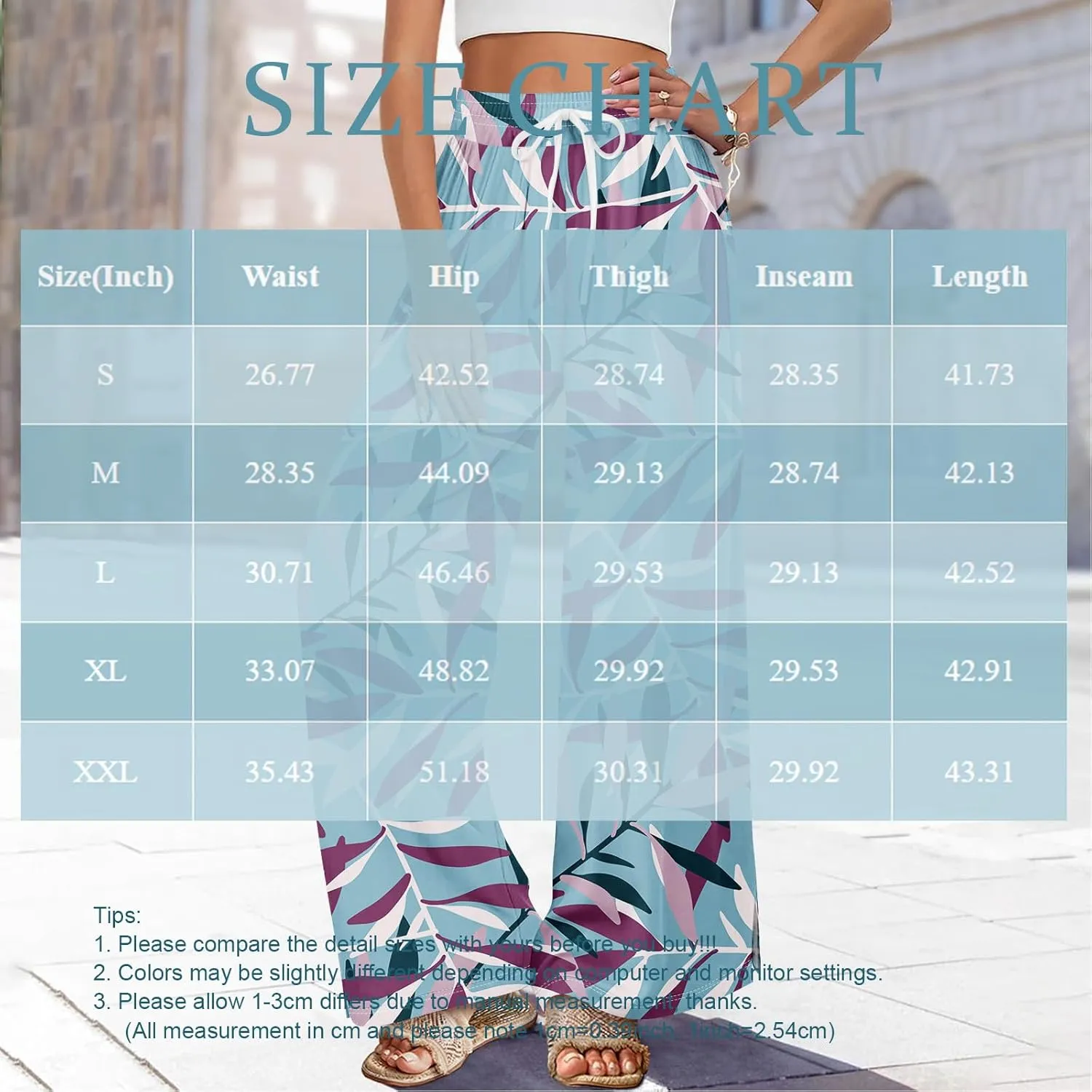 Womens Pants Casual Trendy Wide Leg High Waisted Linen Pants Drawstring Palazzo Lounge Pant Summer Beach Trousers