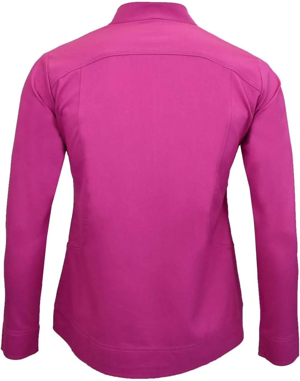 Women's Ultra Soft Front Zip Warm-Up Scrub Jacket
