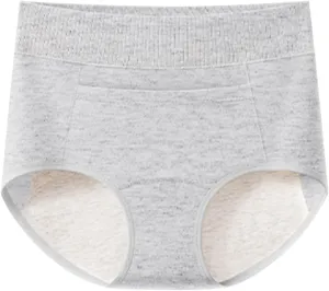 Womens Underwear High Waist Stretch Briefs Soft Breathable Comfortable Underpants Ladies Full Coverage Panties