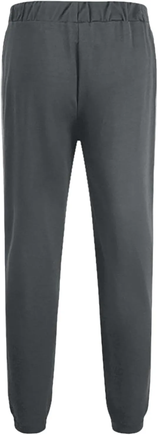 Work Pants for Men Slim Fit Stretch Active Pants Plus Size Ice Breathable Casual Comfy Pants Trousers with Pockets