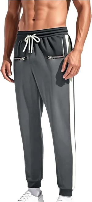 Work Pants for Men Slim Fit Stretch Active Pants Plus Size Ice Breathable Casual Comfy Pants Trousers with Pockets