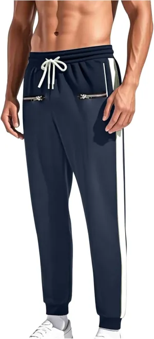 Work Pants for Men Slim Fit Stretch Active Pants Plus Size Ice Breathable Casual Comfy Pants Trousers with Pockets