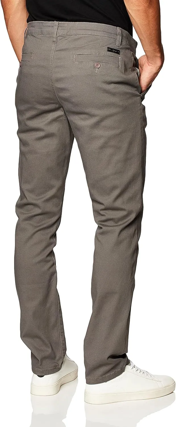 WT02 Men's Skinny Fit Basic Stretchable Cotton Chino Pant