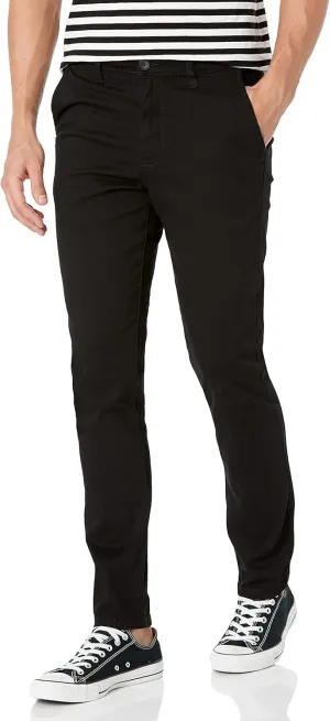 WT02 Men's Skinny Fit Basic Stretchable Cotton Chino Pant