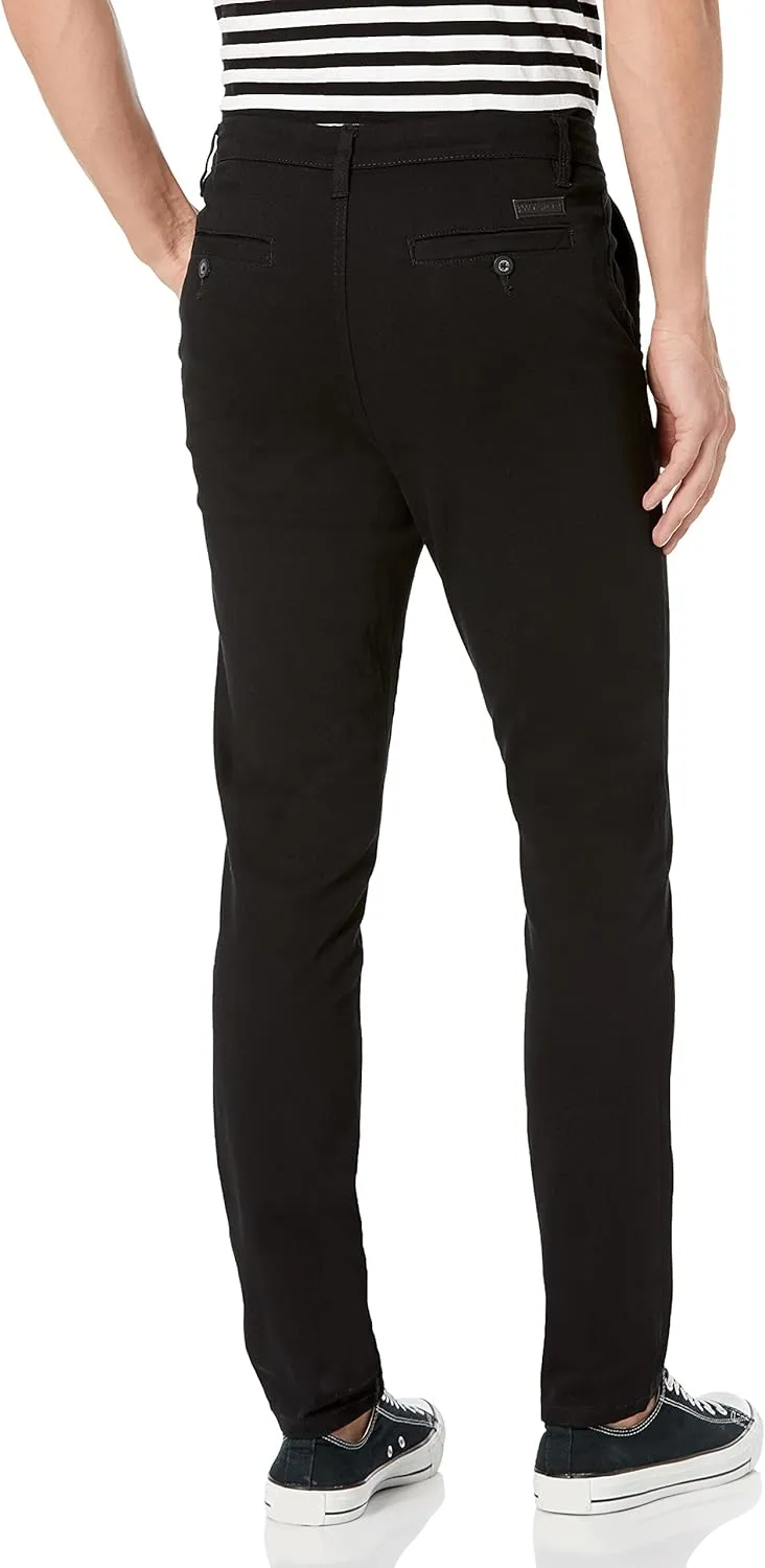 WT02 Men's Skinny Fit Basic Stretchable Cotton Chino Pant