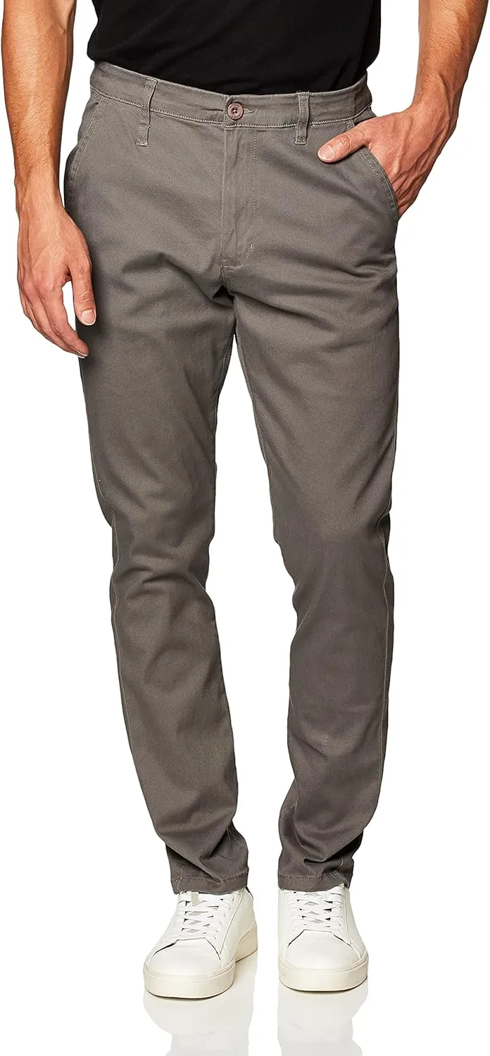 WT02 Men's Skinny Fit Basic Stretchable Cotton Chino Pant