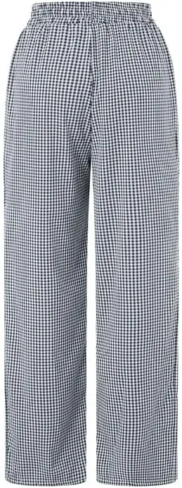 Y2k Striped Pants for Women Elastic Drawstring High Waist Wide Leg Pants Vintage Streetwear Lounge Trousers