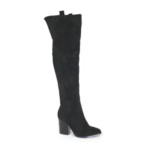 Yoki Womens Over the Knee Western Boots