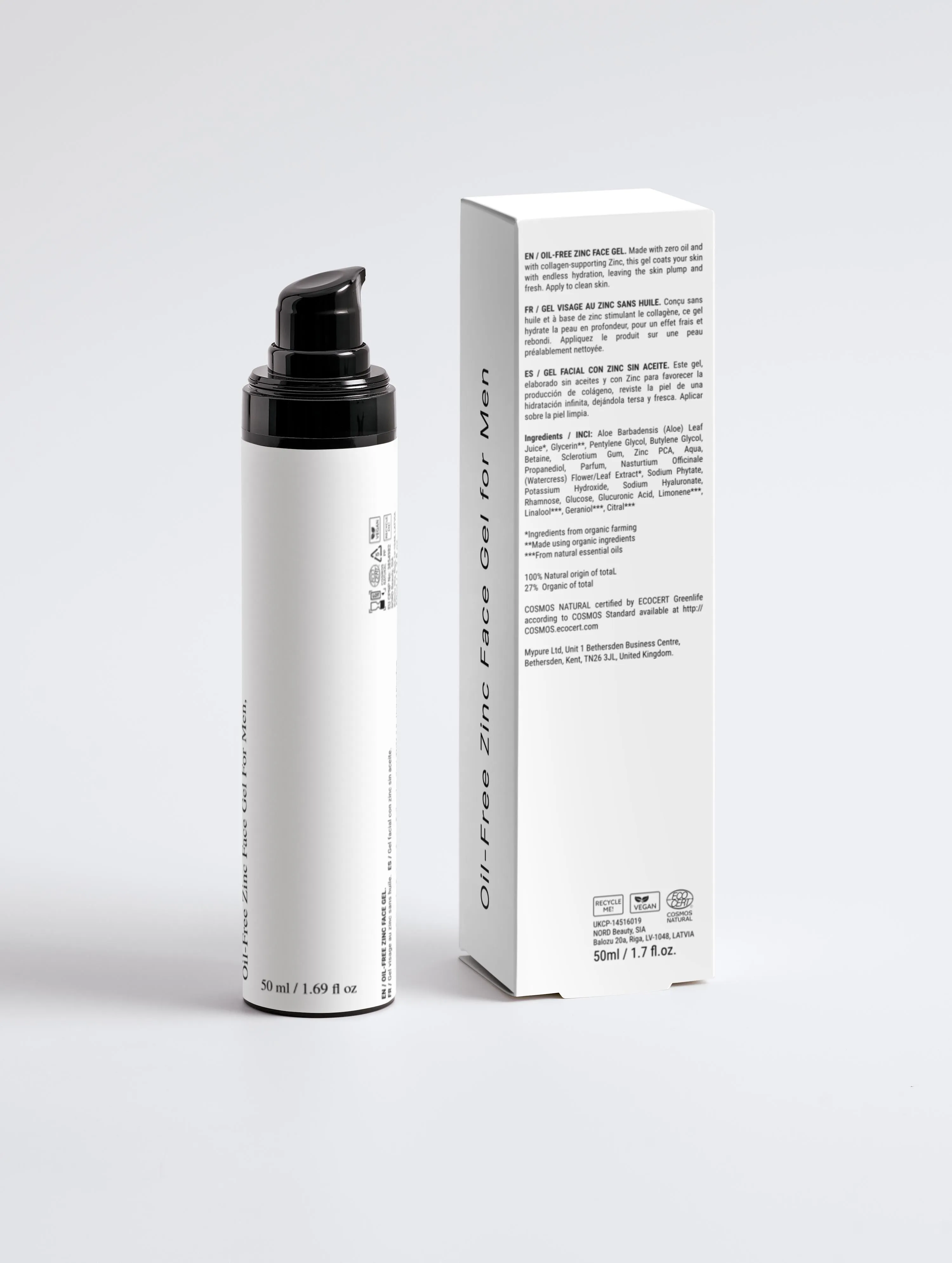 ZincFresh Gel: Oil-Free Hydration for Men