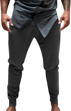 ZYXTIM Mens Casual Jogger Sweatpants Stretch Drawstring Gym Workout Athletic Track Pants Slim Fit Tapered Cuffed Trousers
